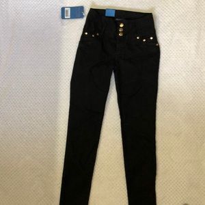 Diamanté high waisted jeggings